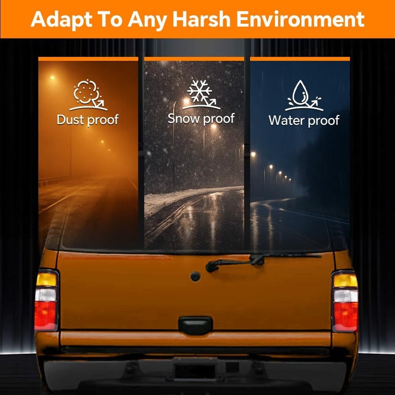 GPLUS Tail Lights Compatible with Chevy Suburban 1500 2500/Tahoe 2000-2006,Fit GMC Yukon 2000-2006,Rear Brake Lamps Assembly w/o Bulbs,Red Lens Driver & Passenger Faros Traseros,Faros Traseros - Image 3